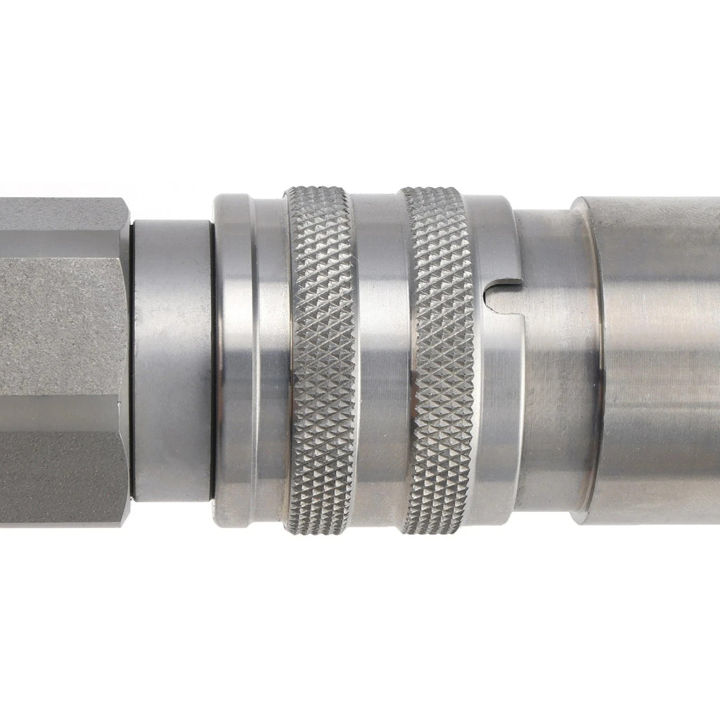 FF Flat Hydraulic Quick Coupling With  Plug For NPT G1/4 G3/8 G1/2 G3/4 G1 Thread High Pressure Oil Hose Connector Release