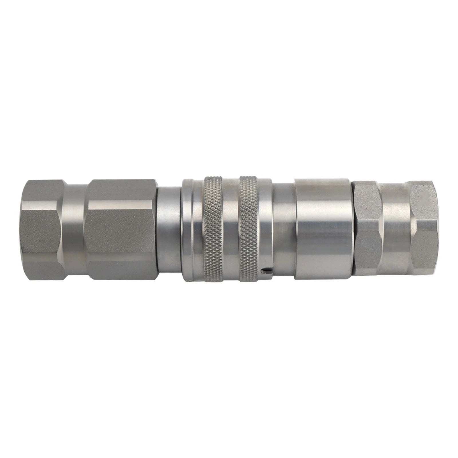 FF Flat Hydraulic Quick Coupling With  Plug For NPT G1/4 G3/8 G1/2 G3/4 G1 Thread High Pressure Oil Hose Connector Release