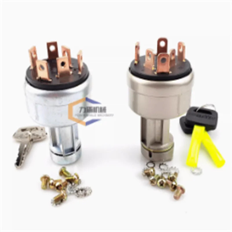For Komatsu PC60-5 PC120-6 Ignition Start Switch with Keys PC210 PC300 PC240-5/-6/-7/-8 Ignition Switch PC360-5/-6/-7 Switch