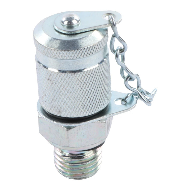 10 PCS Silver Test Coupling For Hydraulic Excavator Pressure Gauge Parts Kit Parts For CAT John Deere Bobcat Case New Holland