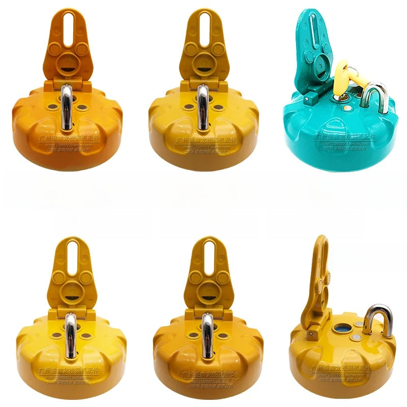 Anti-theft Fuel Tank Cover For Hitachi Kobelco Komatsu Doosan Daewooi Sany Excavator Diesel Fuel Tank Cover High Quality