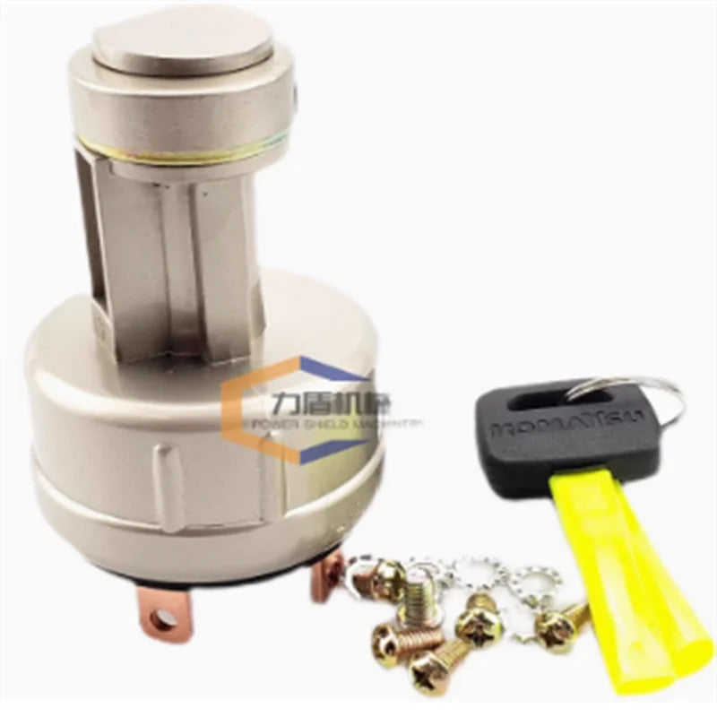 For Komatsu PC60-5 PC120-6 Ignition Start Switch with Keys PC210 PC300 PC240-5/-6/-7/-8 Ignition Switch PC360-5/-6/-7 Switch